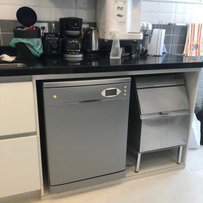 Envelopamento de lava louça - Vinil aço escovado