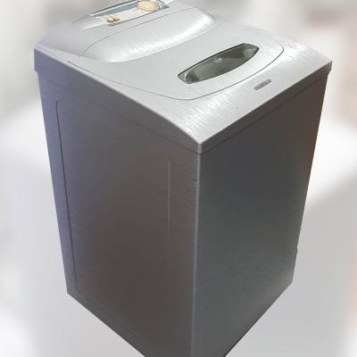 máquina de lavar - Envelopamento em adesivo aço escovado